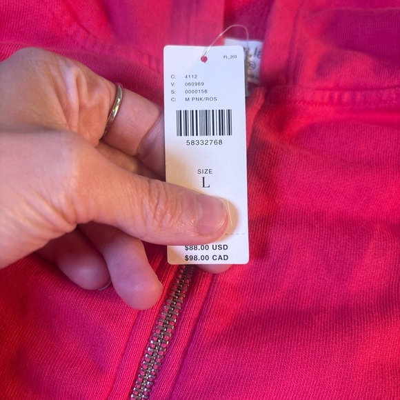 Red Zip-Up Hoodie - Picture 3 of 5